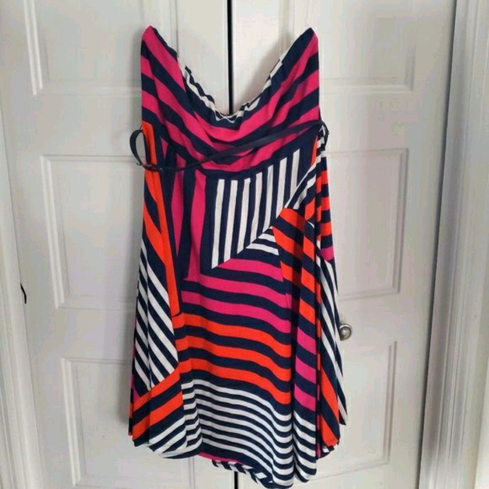 Maurices Striped strapless dress